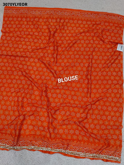 By New Bandhani Style Lehenga with Gotapatti Work Festive Wear Collection 