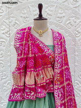 By Jaipuri Style Lehenga With Gotapatti Hand Work 
