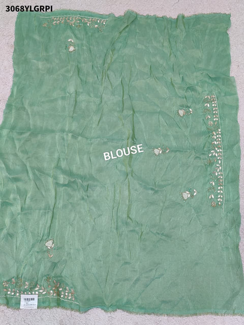 By Jaipuri Style Lehenga With Gotapatti Hand Work 