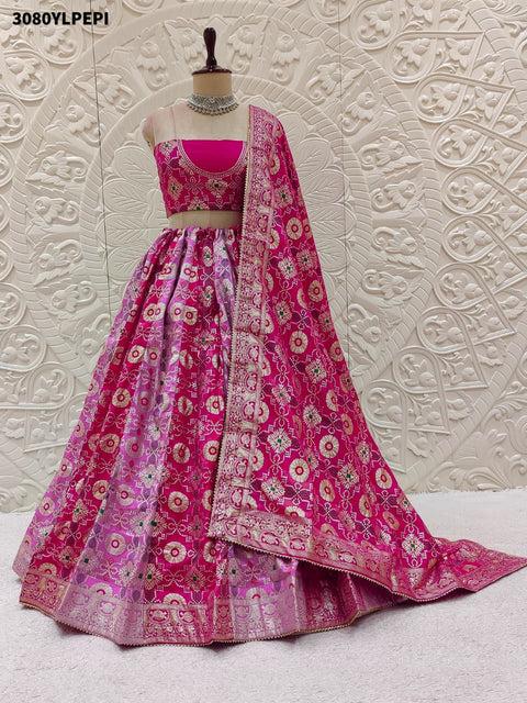 By Banarasi Lehenga With Traditional Wear