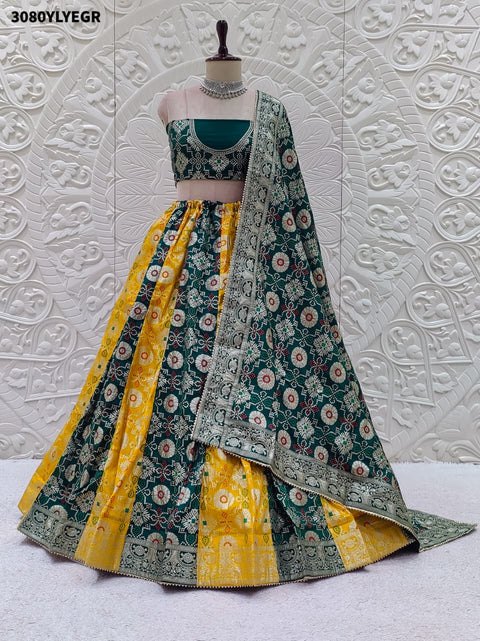 By Banarasi Lehenga With Traditional Wear