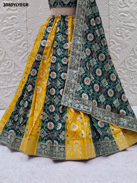 By Banarasi Lehenga With Traditional Wear
