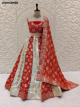 By Banarasi Lehenga With Traditional Wear