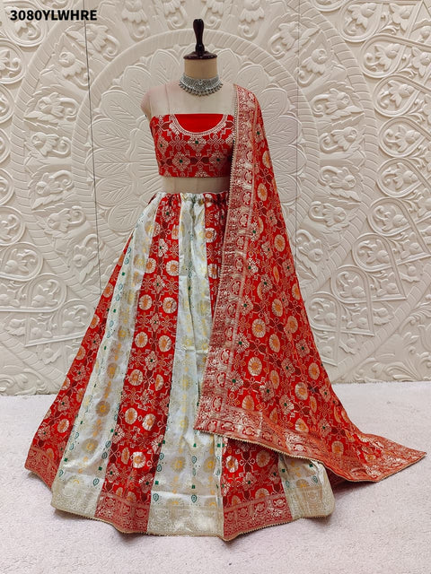 By Banarasi Lehenga With Traditional Wear