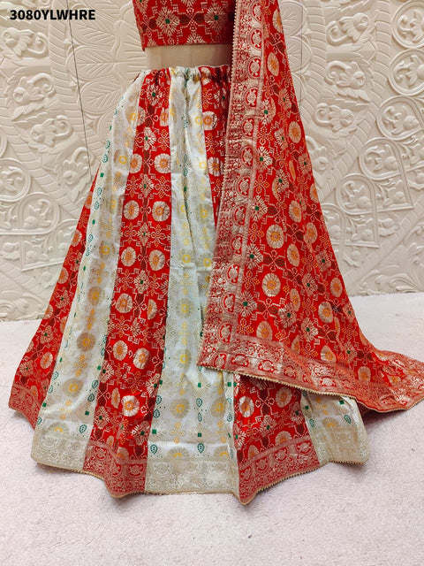 By Banarasi Lehenga With Traditional Wear
