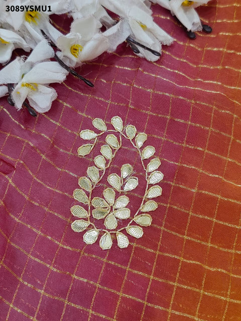 By Premium Banarasi Organza Saree With Festive Wear