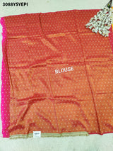 By New Classic Patola Pattern Saree With Beautiful Embroidery Finish KCPC