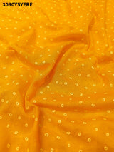 KcPc New Festive Wear Bandhani Saree in Nylon Viscose Silk GAN
