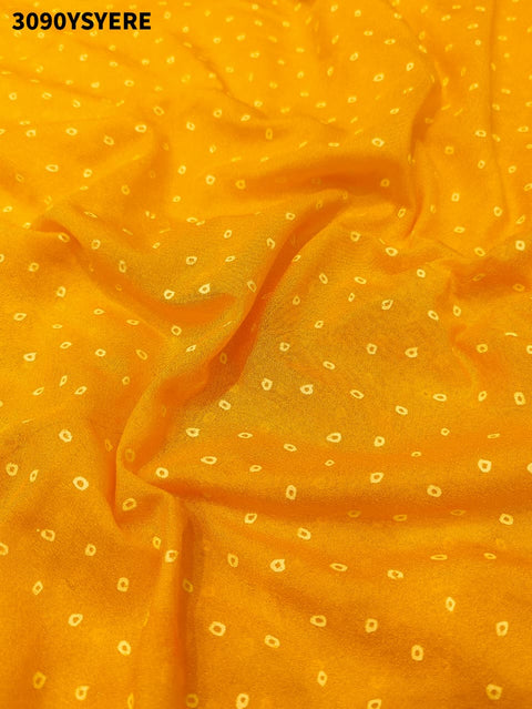 KcPc New Festive Wear Bandhani Saree in Nylon Viscose Silk   GAN