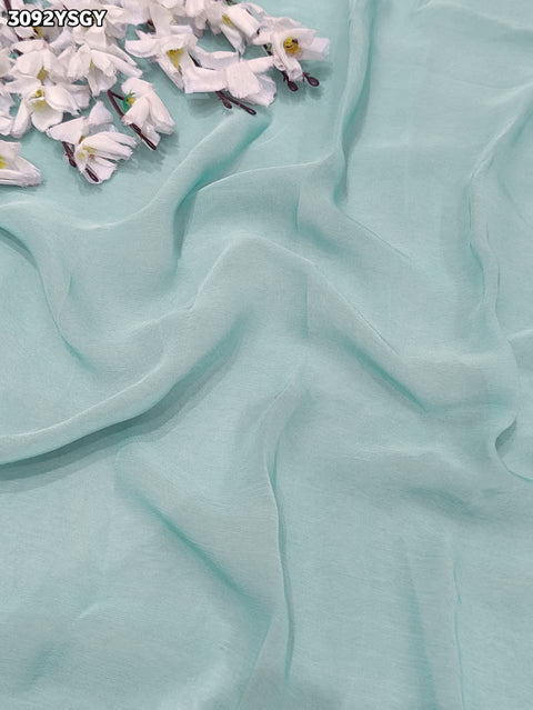 KcPc New Premium Georgette Saree with Handcrafted Gota Border  NSJ