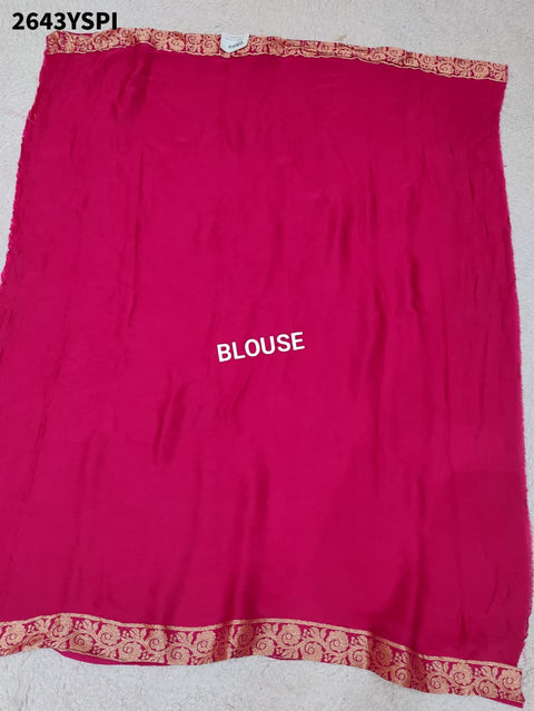 By Bandhani Style Saree With Traditional Wear