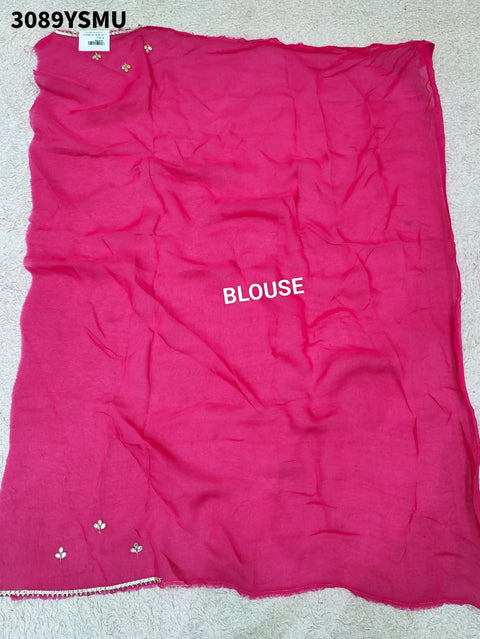 By New Banarasi Look Saree with Gota Patti Touch KcPc