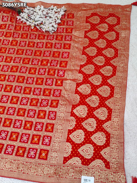 By New Premium Georgette Banarasi Zari Weaving Saree KCPC