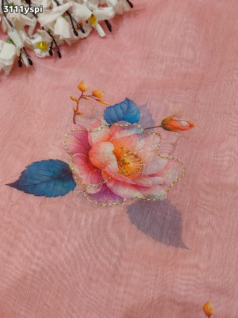 By Printed Saree for Everyday Casual Wear KCPC