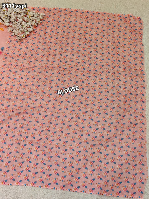 By Printed Saree for Everyday Casual Wear KCPC