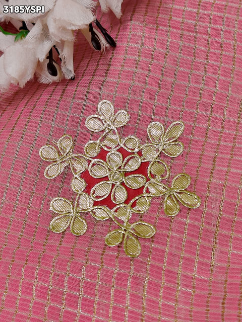 By New Banarasi Style Saree with Gotapatti Work KcPc 