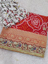 Buy New Bandhani Style Pila Chunri With Traditional Wear KcPc