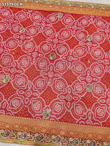 Buy New Bandhani Style Pila Chunri With Traditional Wear KcPc
