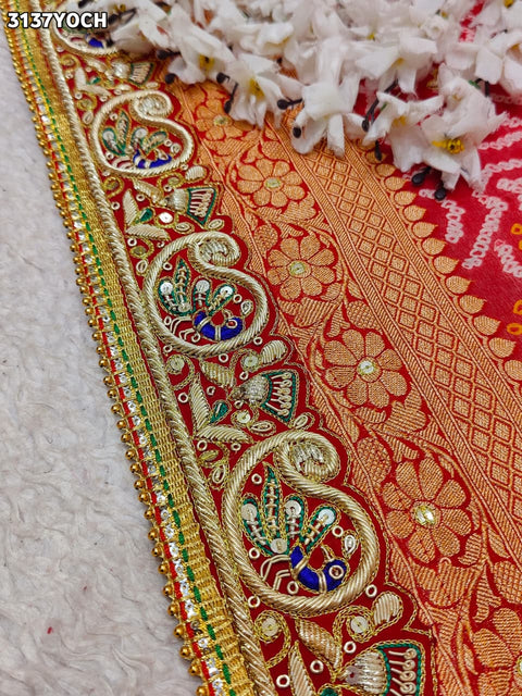 Buy New Bandhani Style Pila Chunri With Traditional Wear KcPc