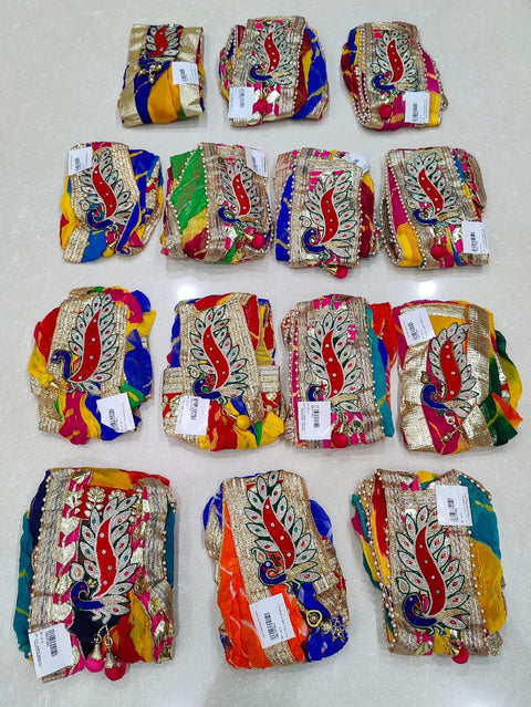 Buy New Traditional Dupatta With Gotapatti Border KcPc