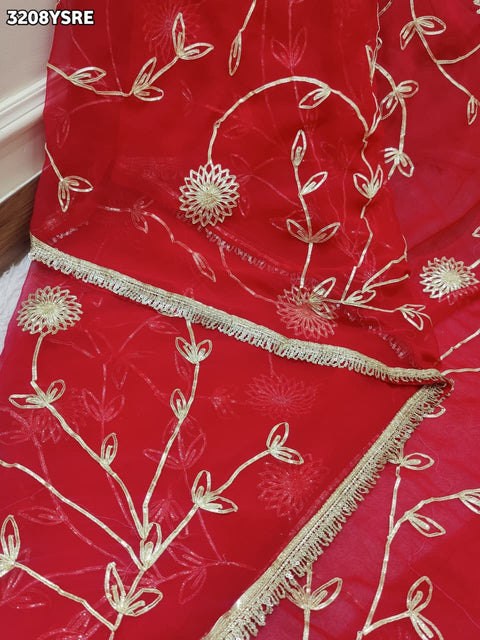 Buy New Traditional Saree with Elegant Gota Patti Work KcPc 