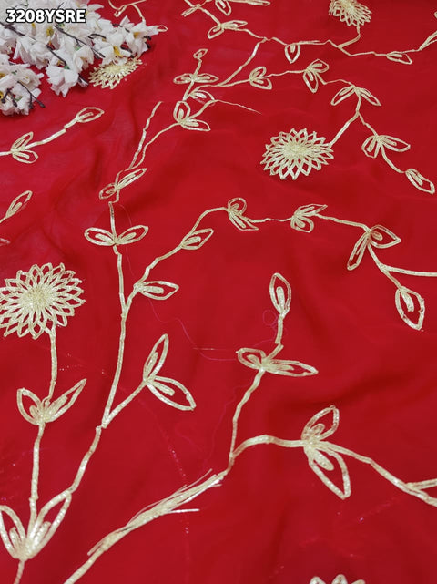Buy New Traditional Saree with Elegant Gota Patti Work KcPc 