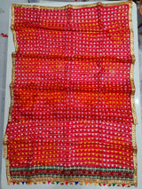 KcPc New Designer Art Silk Bandhani Dupatta for Traditional Occasions (Set of 14 Pcs )