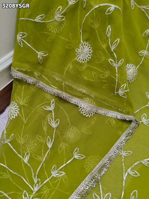 Buy New Traditional Saree with Elegant Gota Patti Work KcPc 