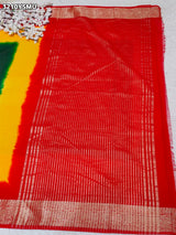 By Banarsi Style Saree With Zari borderKcPc