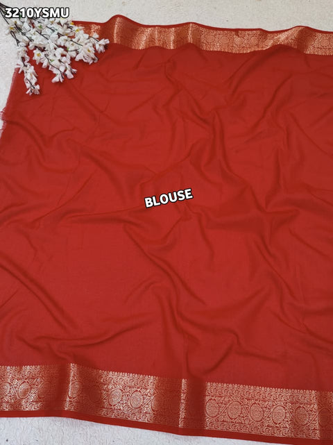 KcPc New Banarasi Style Georgette Saree with Rich Zari Border   GAN