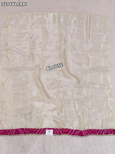 KcPc New  Premium Upada Silk Bandhani Lehenga with Embroidery  SSB