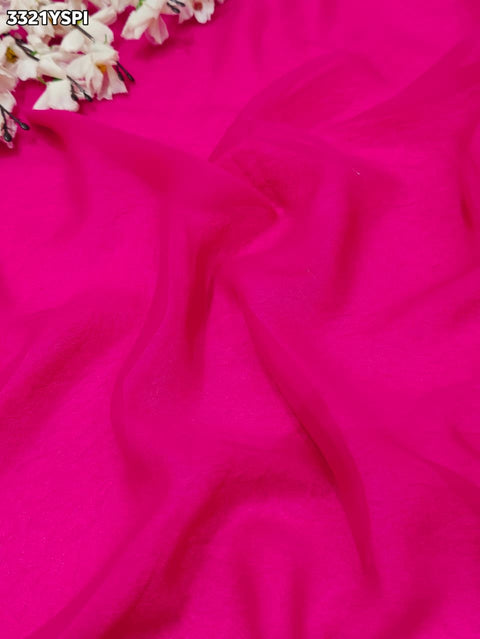 KcPc New Designer Georgette Saree with Classic Gota Finish    MHS