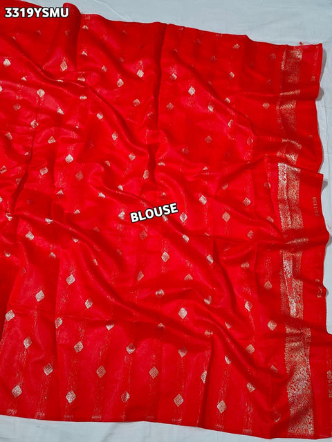 KcPc New Royal Festive Collection Dola Silk Bandhani Saree with Traditional Zari Weaving   DC