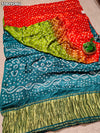 KcPc New Royal Bandhani Gaji Silk Saree for Festive Wear AAB