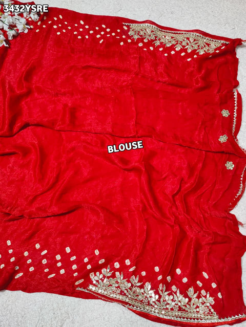 KcPc New Premium Modal Silk Bandhani Saree for Festive Occasions  AMT