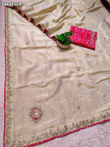 Buy New Designer Saree With Traditional Gotapatti Work KcPc 