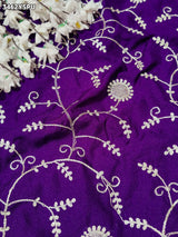 Buy New Elegant Banarasi Style Saree with Traditional Pittan Work KcPc