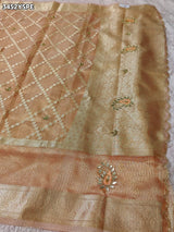 Buy Banarasi Style Saree with Cutdana Work KcPc