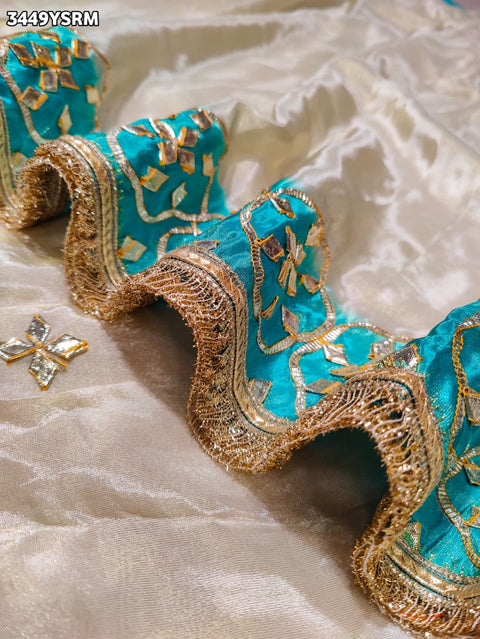 Buy New Designer Saree with Traditional Gotapatti Work KcPc