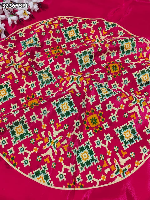 Buy New  Patola Style Saree with  Festive Wear KcPc