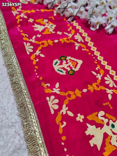 Buy New  Patola Style Saree with  Festive Wear KcPc