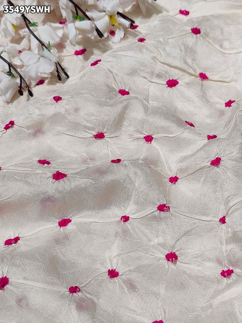 Buy New Elegant Bandhani Saree With Festive Wear KcPc