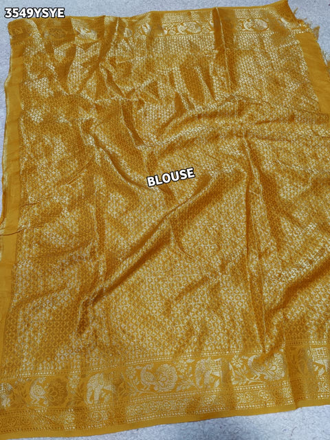 KcPc New  Munga Silk Bandhani Style Saree with Blouse – Festive Collection  RB