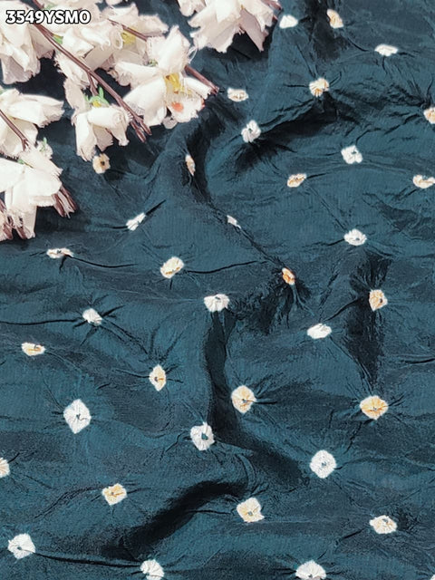 KcPc New Premium Munga Silk Bandhani Style Saree for Festive Wear  RB