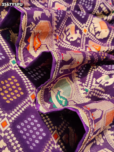 Buy New Elegant Bandhani Saree With Festive Wear KcPc