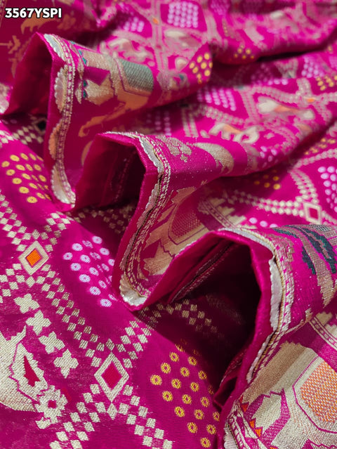 Buy New Designer Bandhani Saree With Festive Wear KcPc