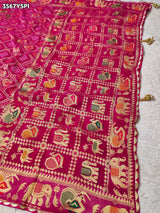 Buy New Designer Bandhani Saree With Festive Wear KcPc