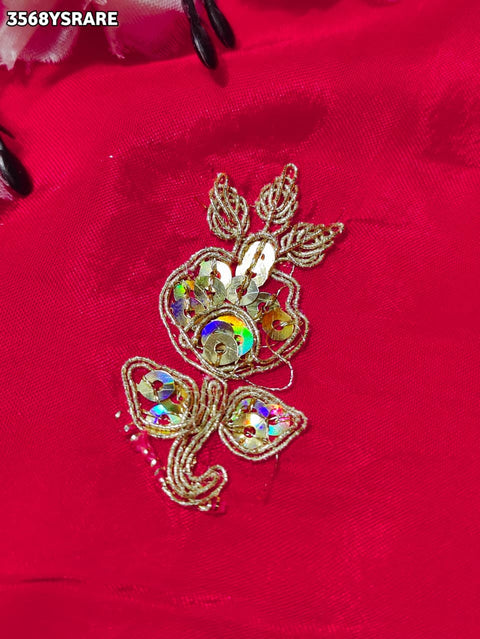 KcPc New Premium HO Silk Designer Saree with Embroidery Work  PF