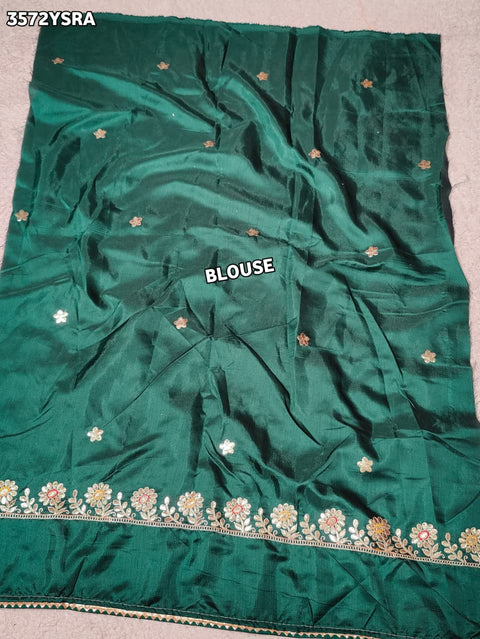 KcPc New  Designer Georgette Bandhani Saree with Gota Patti Work  SARIKA