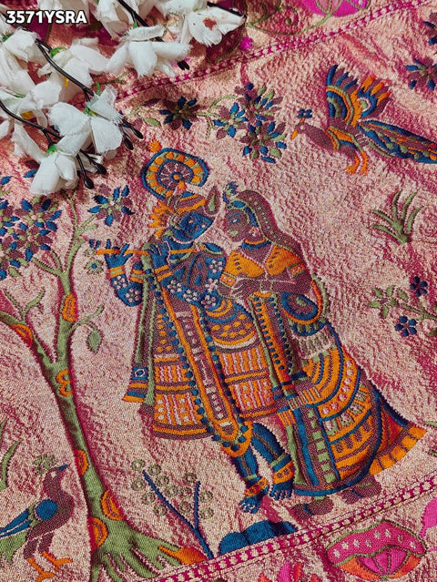 KcPc New Traditional Kaddi Georgette Kalamkari Print Saree for Festive Wear   ASIF